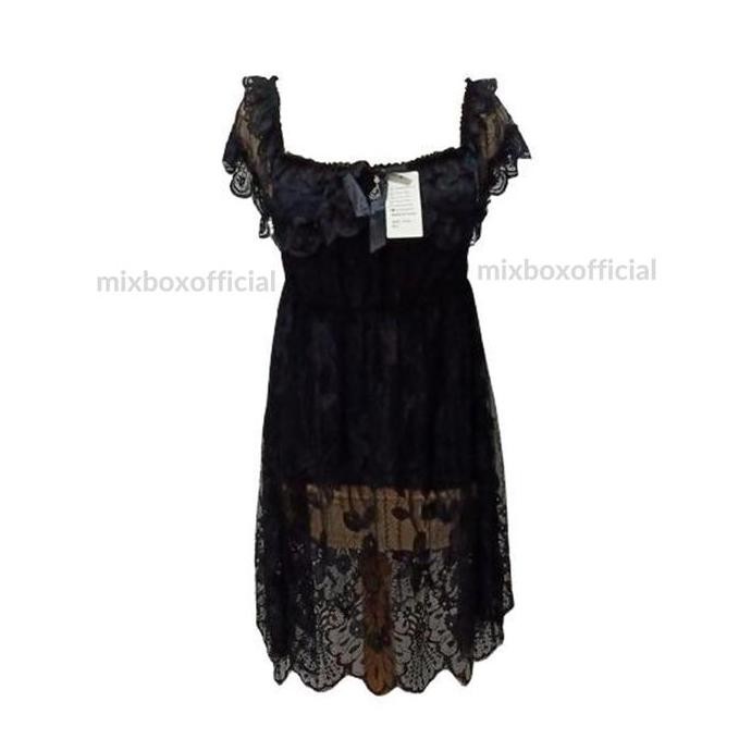 

Mixbox Dress Sabrina Full Brukat Renda Lingerie Jumbo - Florencia Original