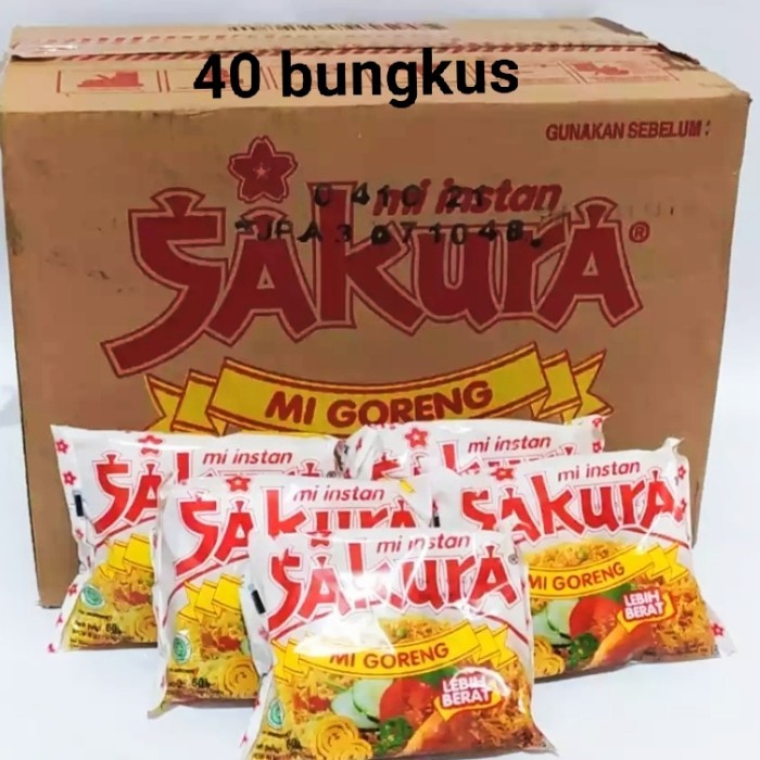 

PROMO MIE / PASTA / Mi Sakura Goreng 1 Dus isi 40 bungkus NON COD