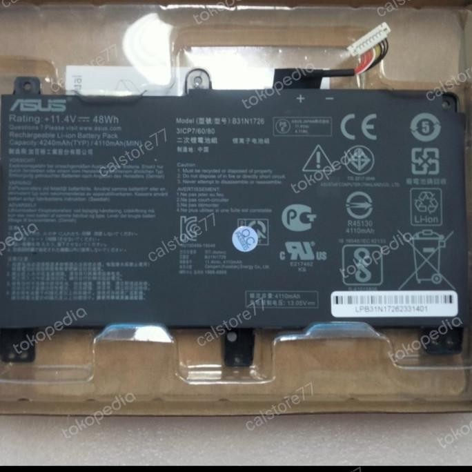 New Baterai Asus Rog Strix G531 G531Gt G531G G531Gd G531Ge