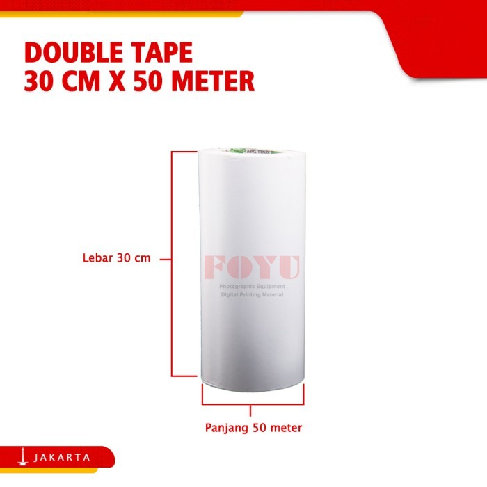 

ISOLASI BOLAK BALIK DOUBLE TAPE 30 CM X 50 MTR