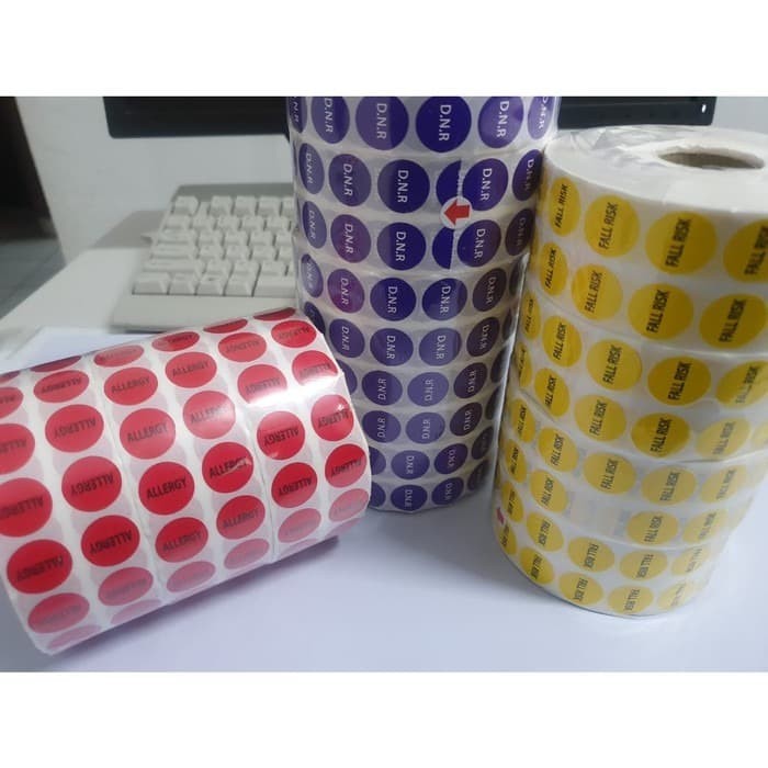 

STIKER RESIKO BAHAN YUPO TAHAN AIR ( 1 ROLL ISI 5.000 PCS )