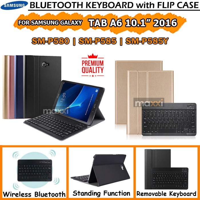 Danur - Samsung Tab A 2016 A6 10.1 Inci With S Pen Spen SM-P585Y Keyboard Case