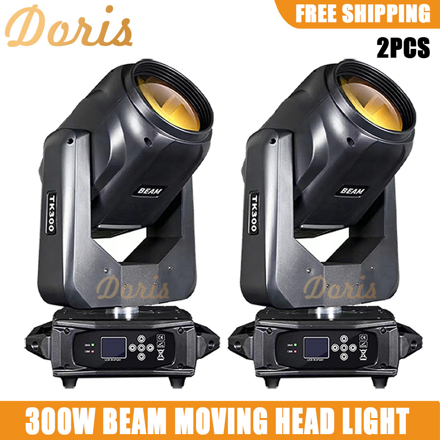 AERO No Tax 2Pcs New Beam LED 300W Moving Head Lighting 8+16 Prism Frost Effect Rainbow Wheel For DJ