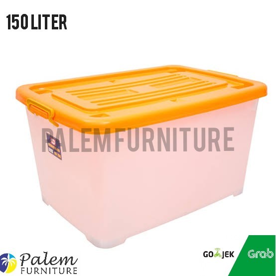 PROMO CONTAINER BOX SERBAGUNA RODA 150 LITER SHINPO