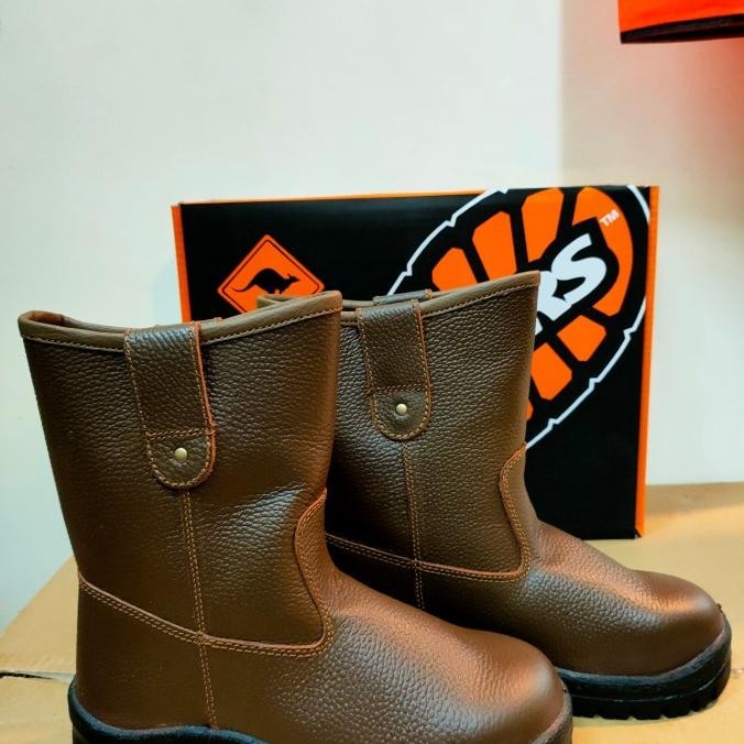 SEPATU SAFETY KRUSHER TEXAS BROWN/SAFETY SHOES KRUSHER TEXAS BROWN Terlaris