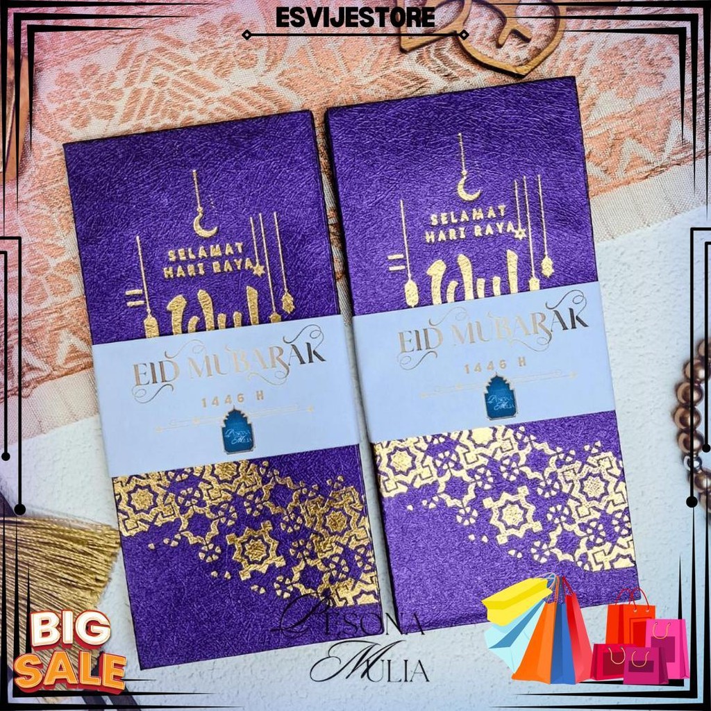 

[Limited] Exclusive Amplop Lebaran Super Mewah Platinum 10 Lembar Emboss Premium Angpau Thr D Sale