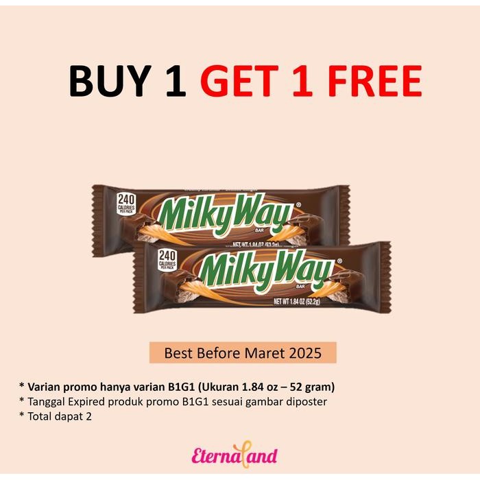 

MilkyWay Chocolate - cokelat Milky Way impor usa