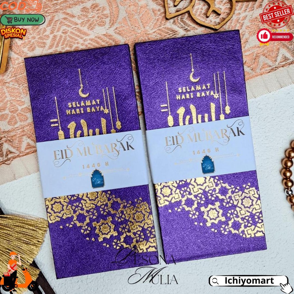 

[Limited] Exclusive Amplop Lebaran Super Mewah Platinum 10 Lembar Emboss Premium Angpau Thr D Promo Puncak