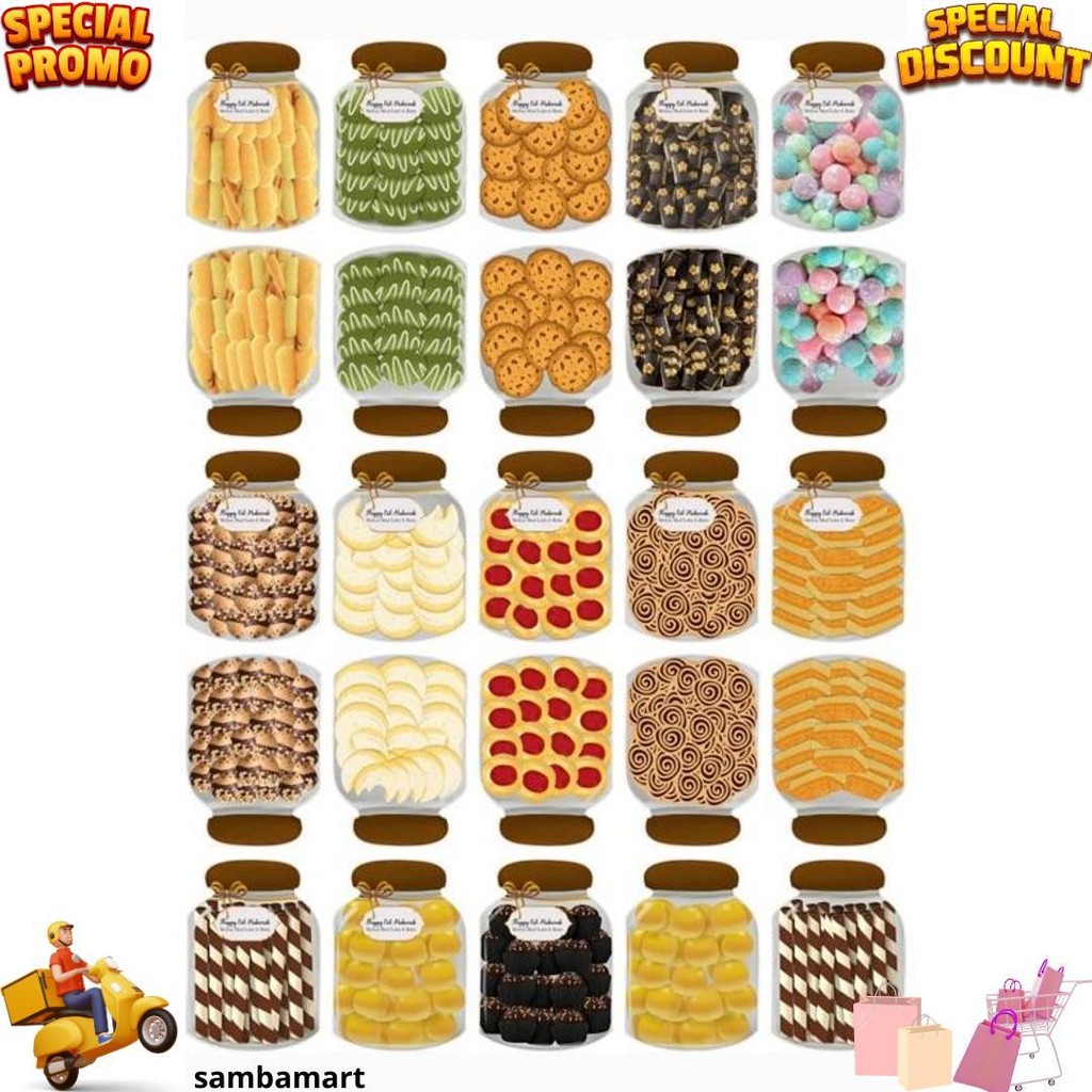 

(10Pcs) Amplop Lebaran Toples Kue 3D Bolak Balik Tebal D Ramadhan Sale
