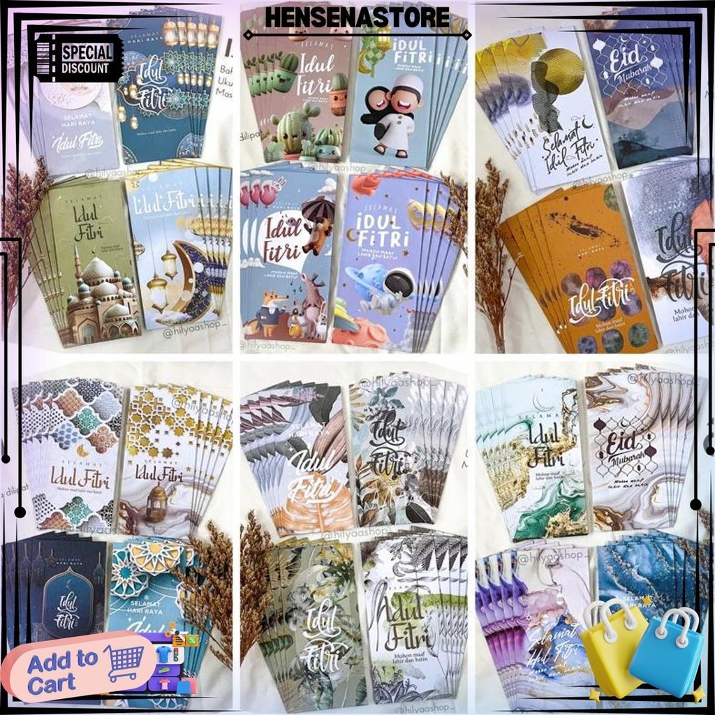 

[Reseller] 100Pcs Amplop Lebaran Premium / Amplop Idul Fitri Bahan Tebal D Sale