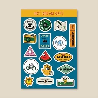 

Sale Nct Dream Cafe Sticker Sheet