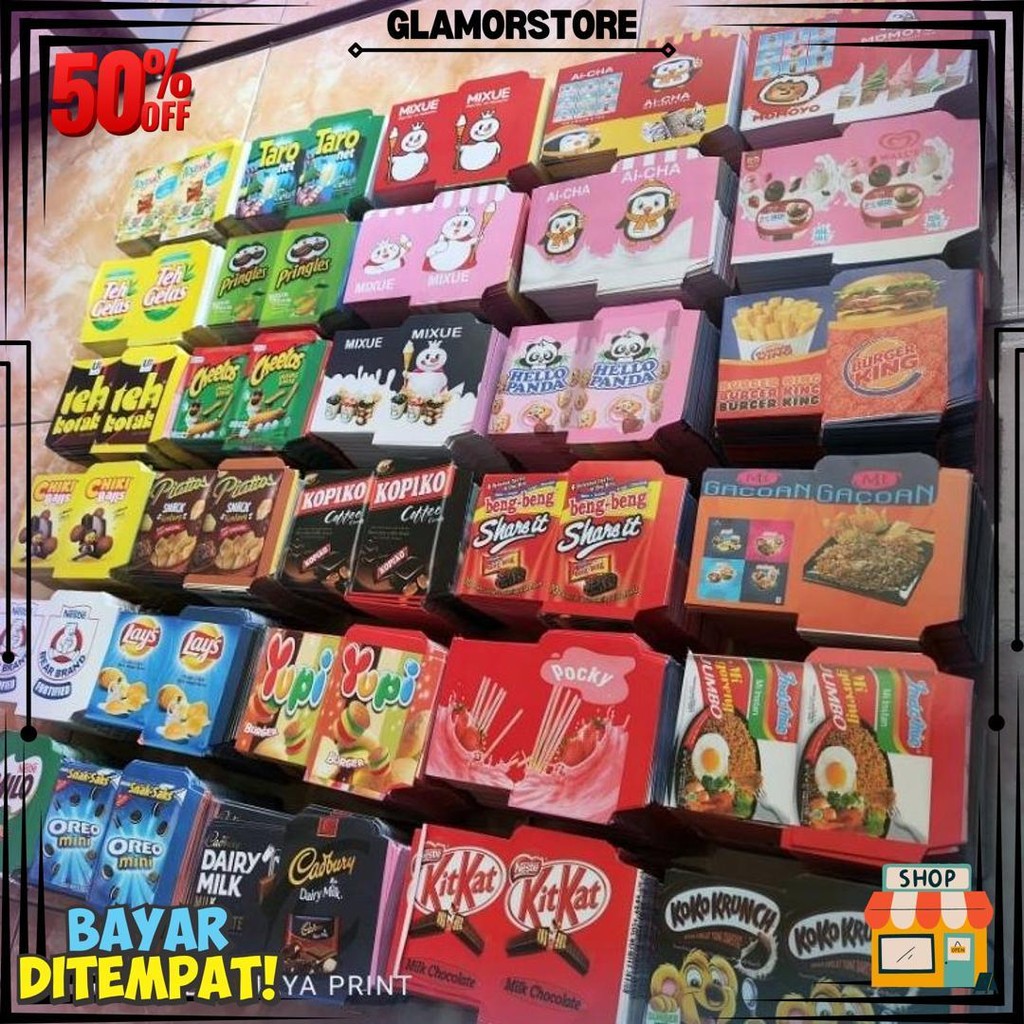 

1000 Lembar Amplop Lebaran Snack Plesetan Kecil D Termurah