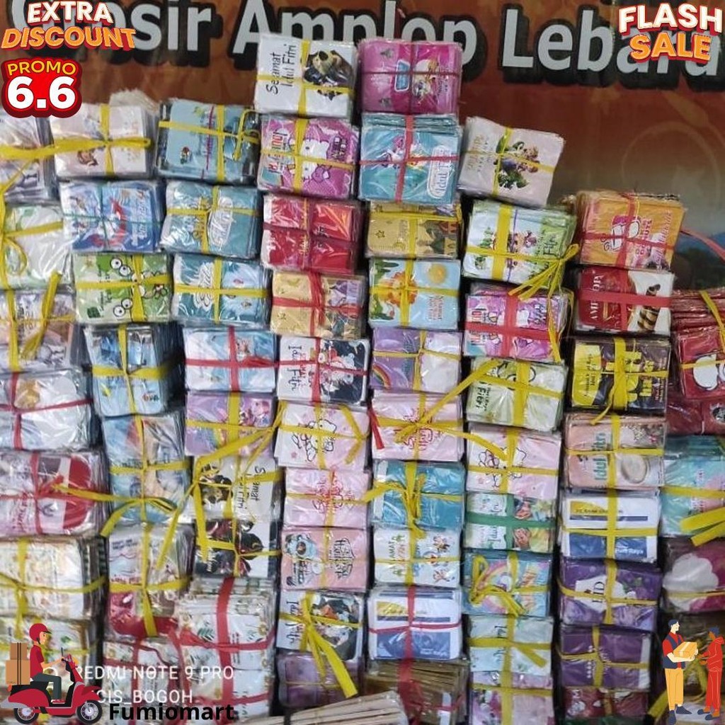 

Paket Usaha [ 100 Pack ] Amplop Lebaran Uk Mini D Terlaris