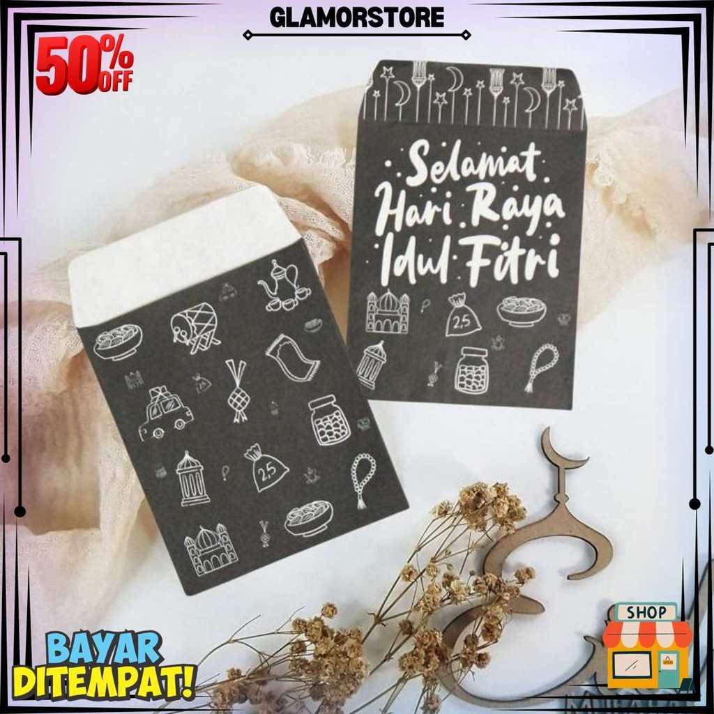 

(Isi 10,20,30,40,50 Pcs) Amplop Lebaran 2025 / Angpao Lebaran 2025 / Amplop Atau Angpao Lebaran Idul Fitri 2025 / Amplop Lebaran Murah D Cod