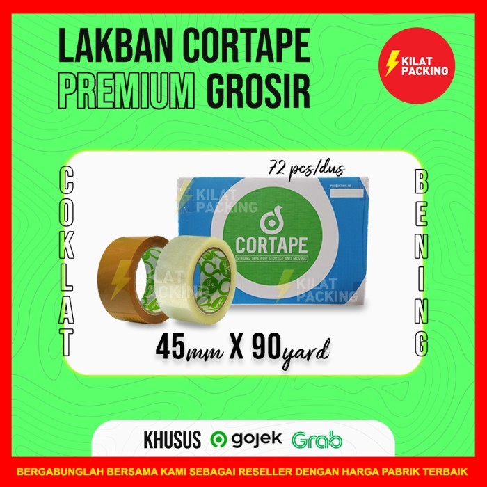

LAKBAN CORTAPE SPEK DAIMARU - 45 MM X 90 YARD MURAH DUS OJOL