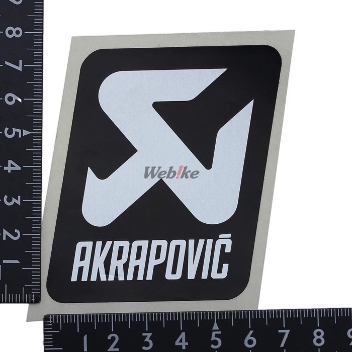 

STIKER KNALPOT AKRAPOVIC TAHAN PANAS BLACK MONOTONE ORIGINAL