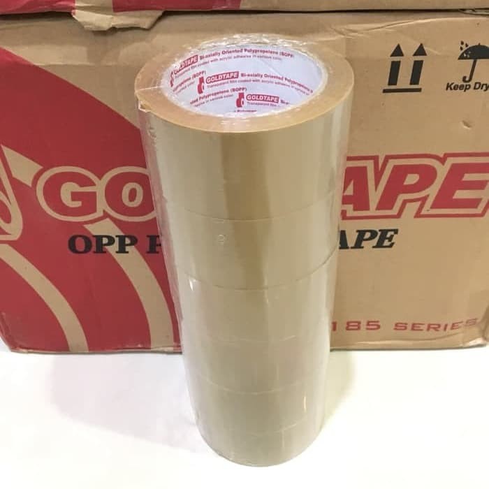 

LAKBAN GOLDTAPE MERAH 2INC /48MM X 100YARDS MURAH,LENGKET,KUAT