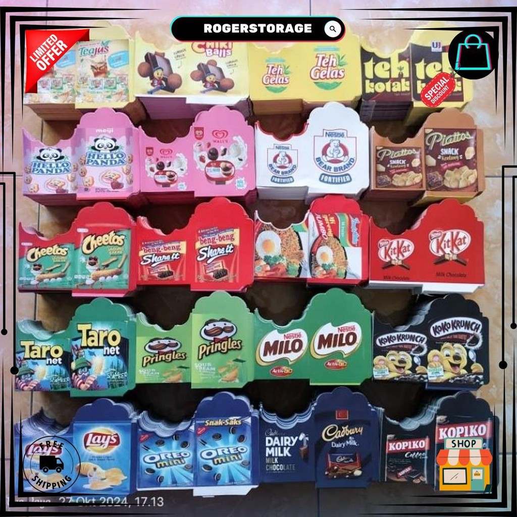

[1000 Lembar] Amplop Medium Motif Snack 2025 D Termurah