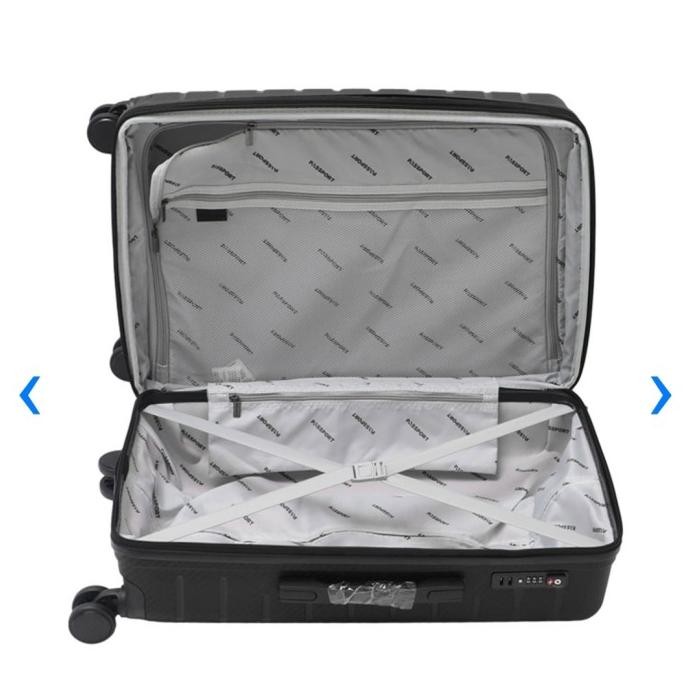 Grosir Passport Koper 20 Inch Standart Tsa Elegan - Black