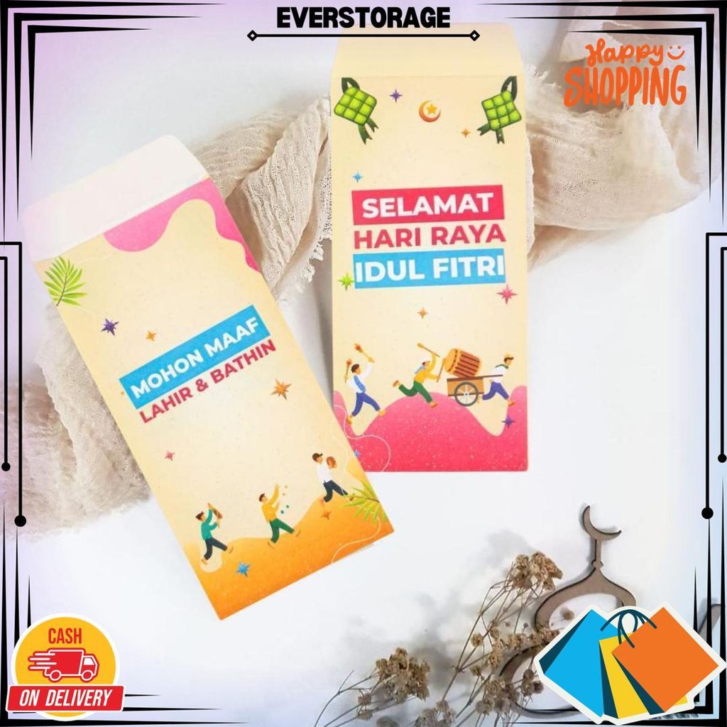 

(Isi 10,20,30,50 Pcs) Amplop Lebaran Idhul Fitri Aesthetic / Amplop Lebaran Idhul Fitri Murah / Angpao Lebaran Uang Tidak Dilipat D Cod