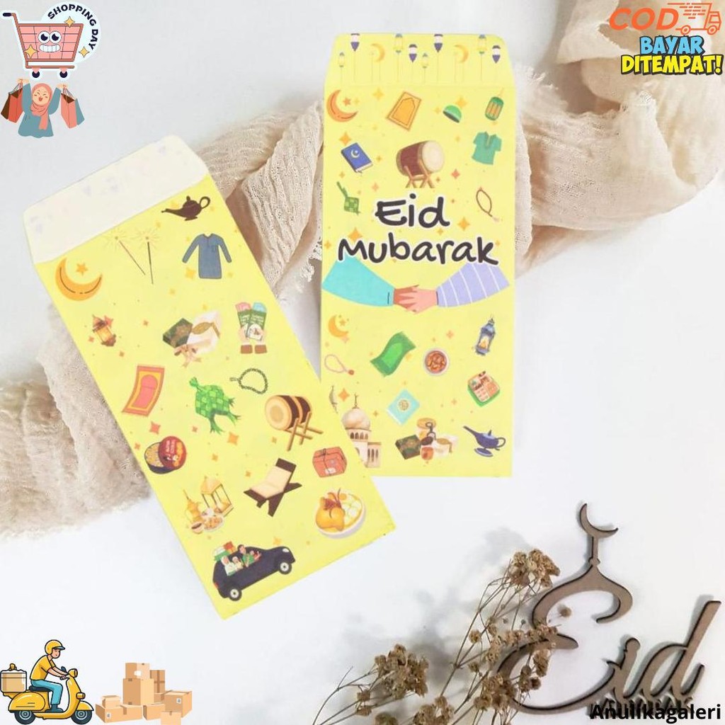 

(Isi 10,20,30,50 Pcs) Amplop Lebaran Idhul Fitri Aesthetic / Amplop Lebaran Idhul Fitri Murah / Angpao Lebaran Uang Tidak Dilipat D Cod