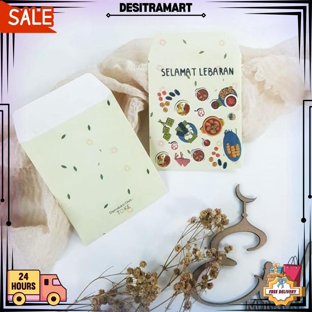 

Amplop Lebaran Small 10 Picis/Amplop Thr Lebaran/Amplop Angpao Idul Fitri/Amplop Unik Aestetik D Promo Puncak