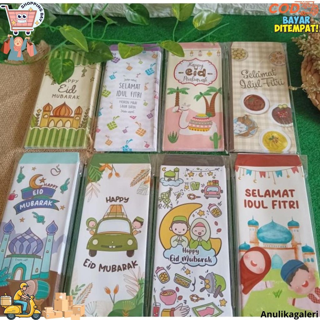 

Amplop Lebaran Panjang Isi 10 Lembar Besar Uang Tidak Perlu Dipat D Termurah