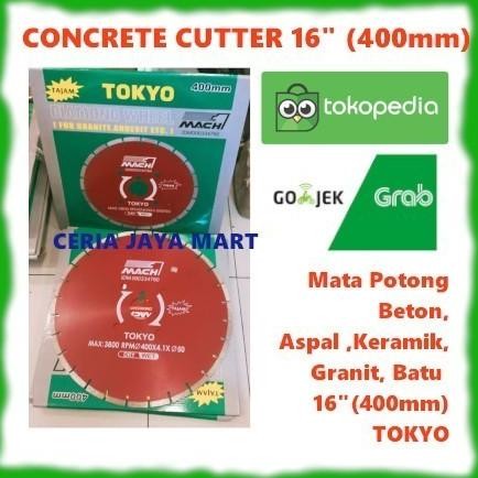 

SIAP KIRIM MATA CONCRETE CUTTER TOKYO 16 INCH 400MM POTONG BETON ASPAL GRANIT