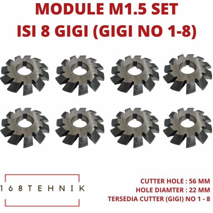 

SIAP KIRIM MODULE M1.5 SET / MODUL M1.5 GEAR MILLING CUTTER / MODUL PISAU GIGI