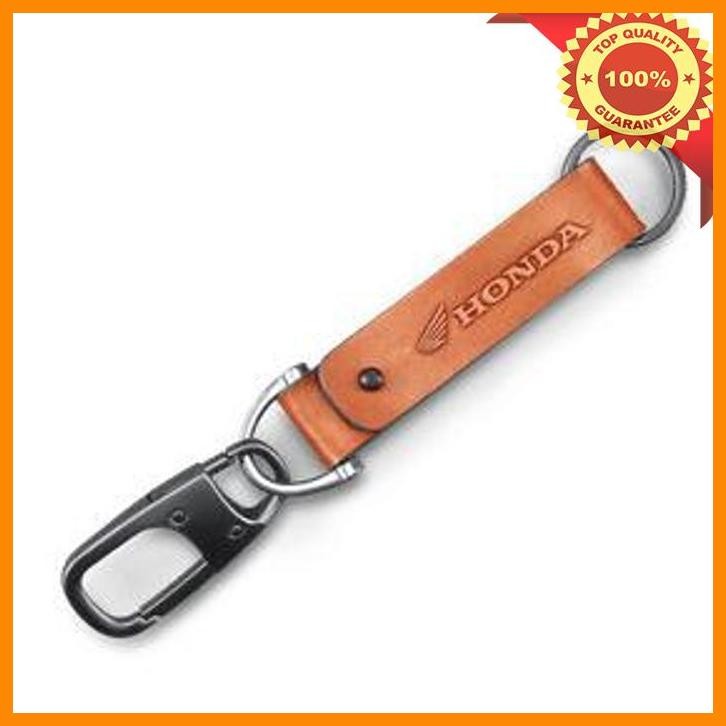 [SMM] HONDA LEATHER KEYCHAIN GANTUNGAN APPAREL HONDA ORI AHM AHGK0010014