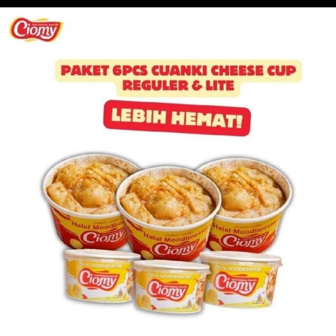 

SIAP KIRIM CUANKI KUAH KEJU BUNDLING 6 PCS LEBIH HEMAAAAAT