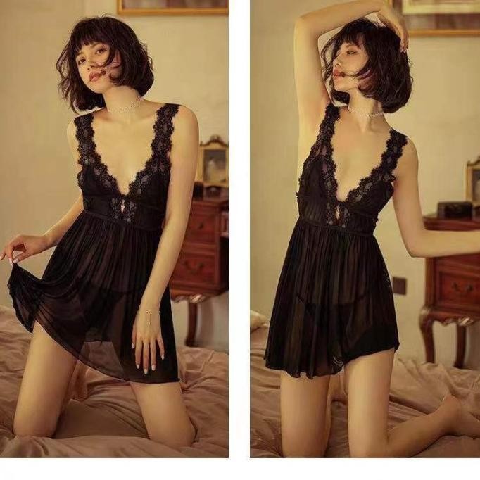 

Lingerie Seksi Sexy 2391 Fit To Xl Bigsize High Quality Mewah Cantik Original