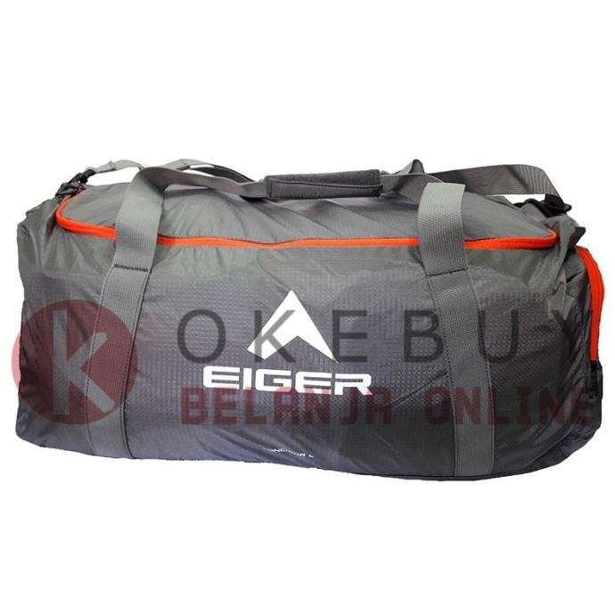 Murah Tas Lipat Eiger 5345 Grey Travel Bag/Duffel Bag/Tas Pakaian