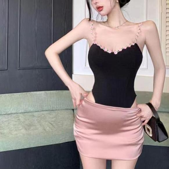 

Body Suit Sexy Lingerie Bustier Set Sexy Corset Bra Wanita Original