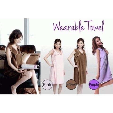 

Baju Handuk Tebal Lingerie Serbaguna Kain Halus Dingin Wearable Women Original