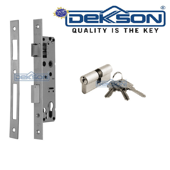 Set Kunci Pintu ALUMUNIUM Dekkson Silinder Handle Kunci Dekson Dekkson