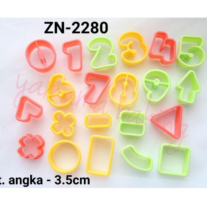 

SIAP KIRIM ZN-2280 COOKIE FONDANT CUTTER KUKIS HIAS ANGKA NOMER NUMBER MATEMATIKA