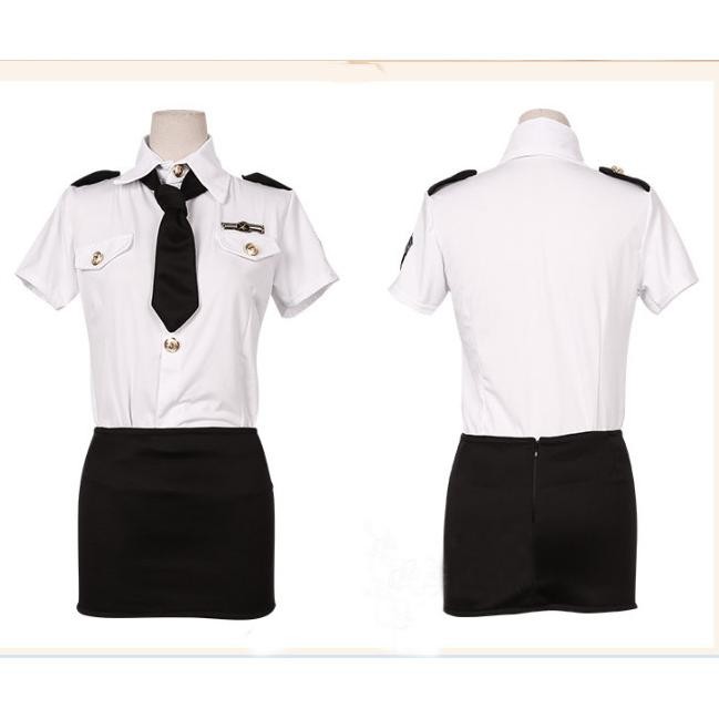 

Lingerie Set Kostum Cosplay Seragam Polisi Pramugari Sexy A258 Original