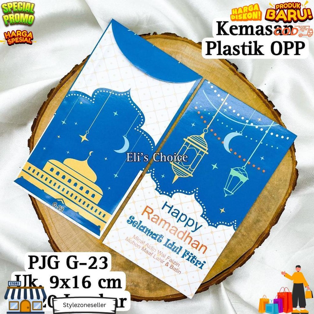 

Amplop Lebaran Panjang Isi 20 Lembar / Angpao Lebaran Karakter Lucu Islami Ramadhan 2024 D Best Seller