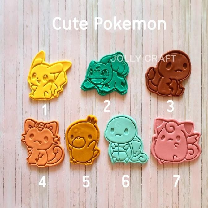 

SIAP KIRIM COOKIE CUTTER CUTE POKEMON 1-7 SIZE 9 CM (DIJUAL SATUAN)