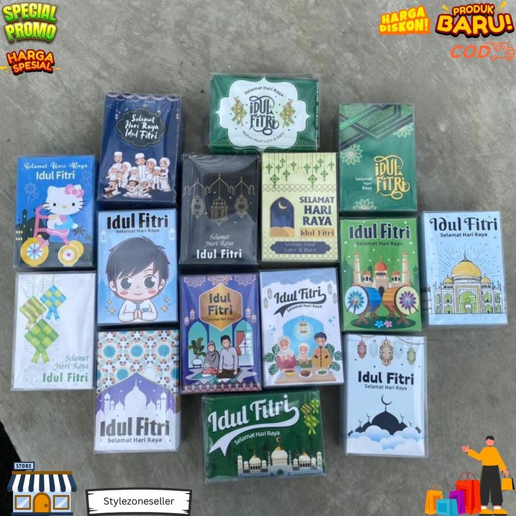 

Angpau Amplop Isi 50Pcs Hari Raya Idul Fitri Lebaran Kartun D Promo 3.3