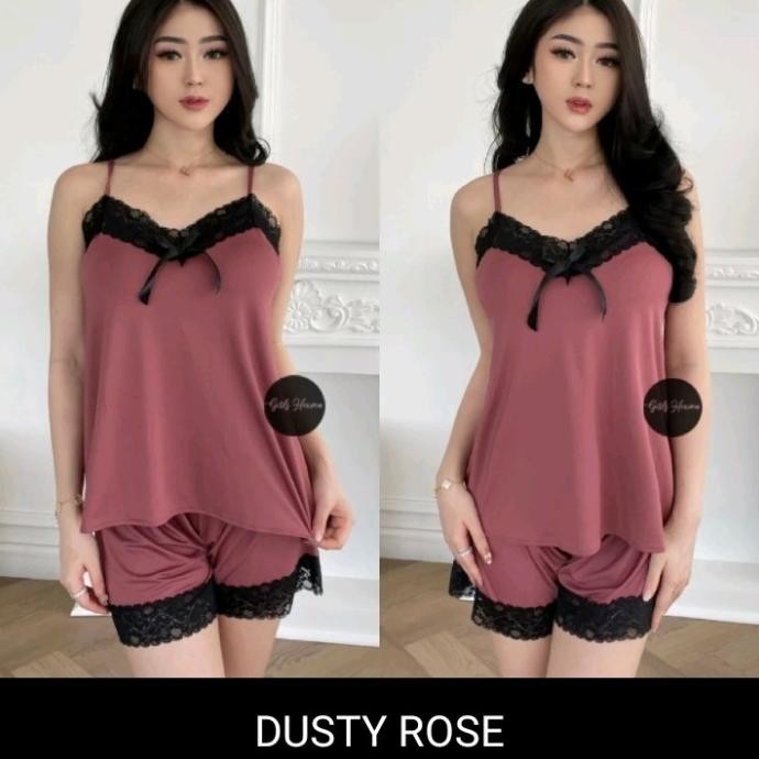 

Lingerie Setelan Tanktop Celana Pendek-Baju Santai Original