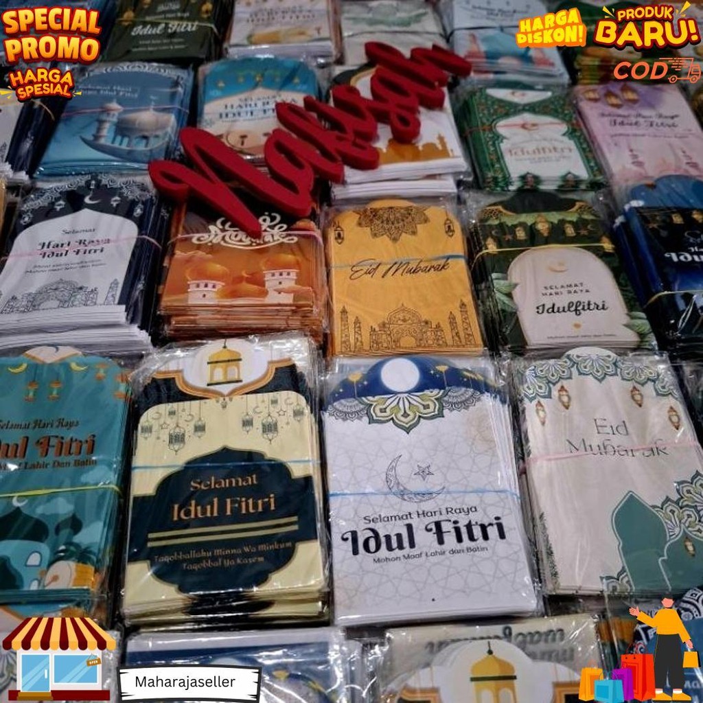 

100 Pack Amplop Medium Muslim 30 Motif Siap Pakai D Termurah