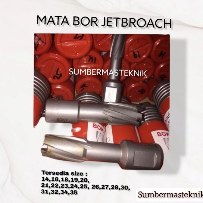 

SIAP KIRIM MATA BOR BESI JET BROACH 28MM JET BROAD / ANNULAR CUTTER 28MM BOKY
