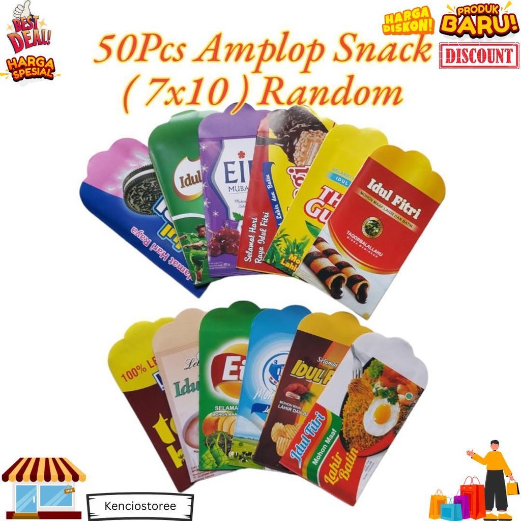 

Amplop Lebaran 50 Lembar Motif Lucu Random D Best Seller