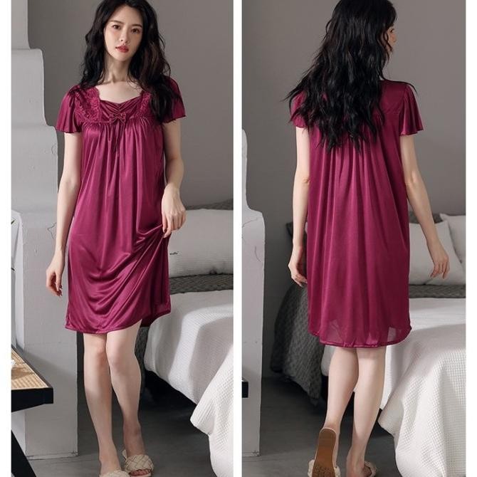

Baju Setelan Daster Tidur Wanita Sexy Lingerie Piyama Sleepwear Original