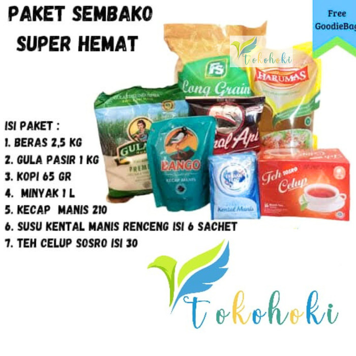 

PAKET SEMBAKO SUPER HEMAT