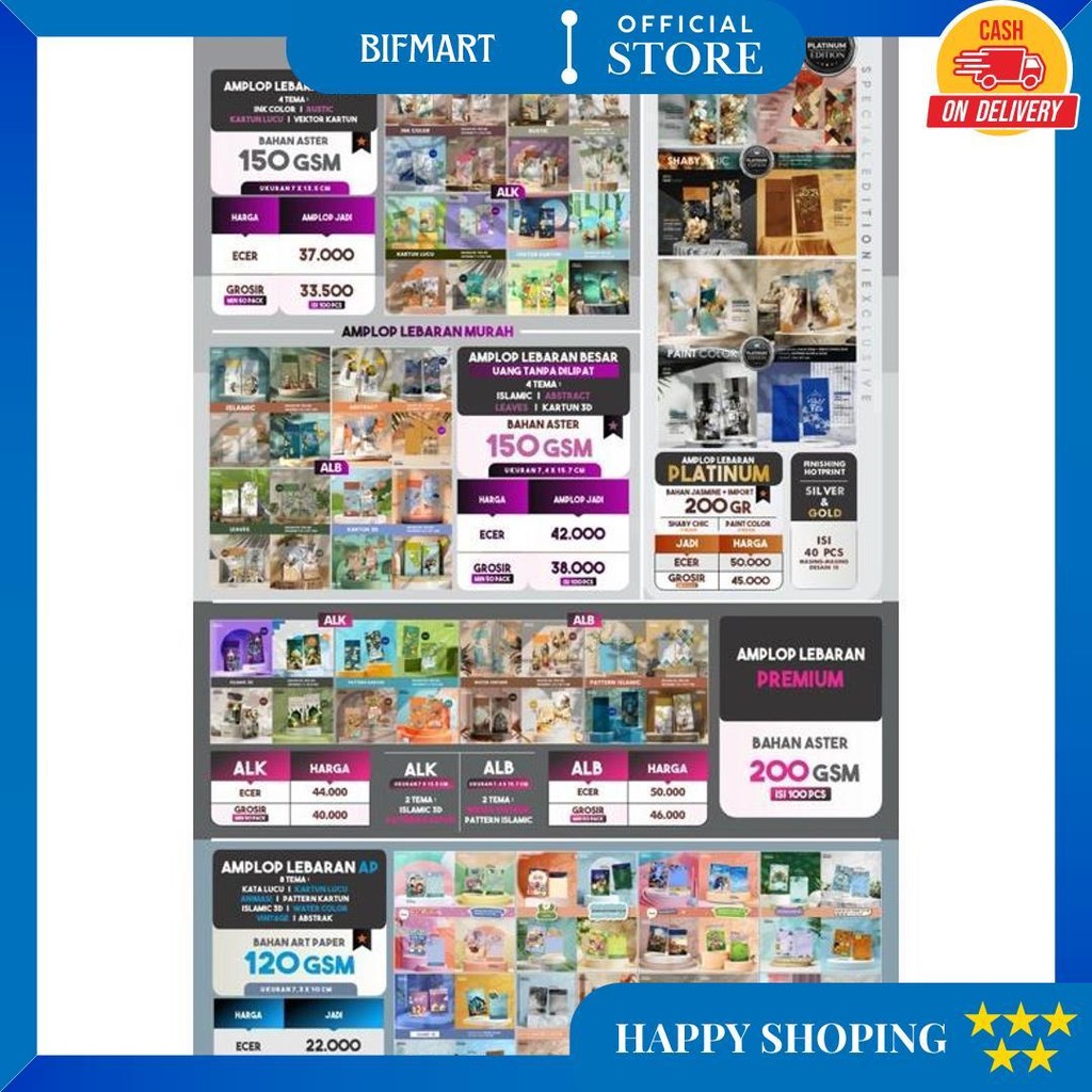 

Amplop Lebaran Exclusive | Isi 40Pcs | Platinum Edition | Lilited Edition | Amplop Lebaran Mewah D Promo Puncak