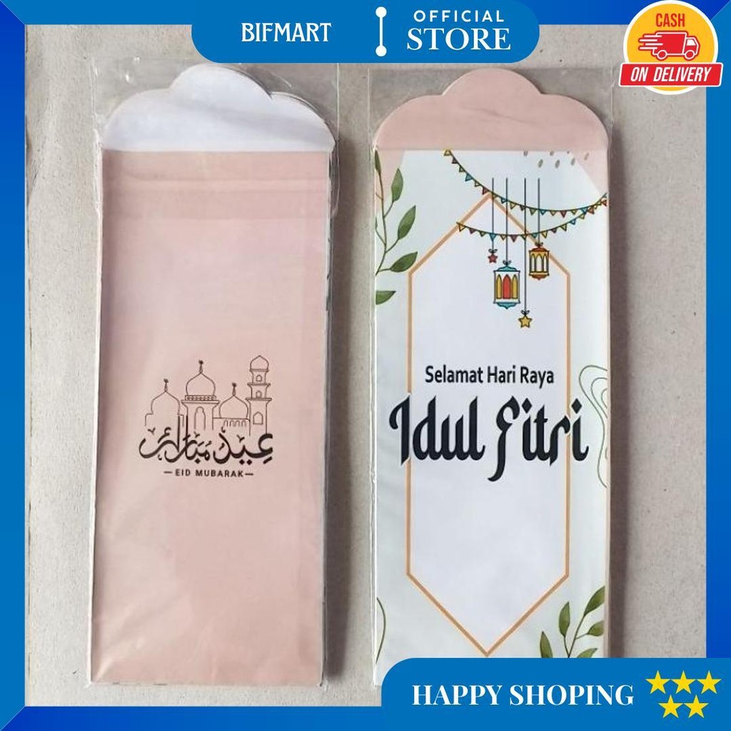 

Amplop Lebaran Isi 10 Pcs / Bungkus / Ukuran 7 X 16 Cm D Sale