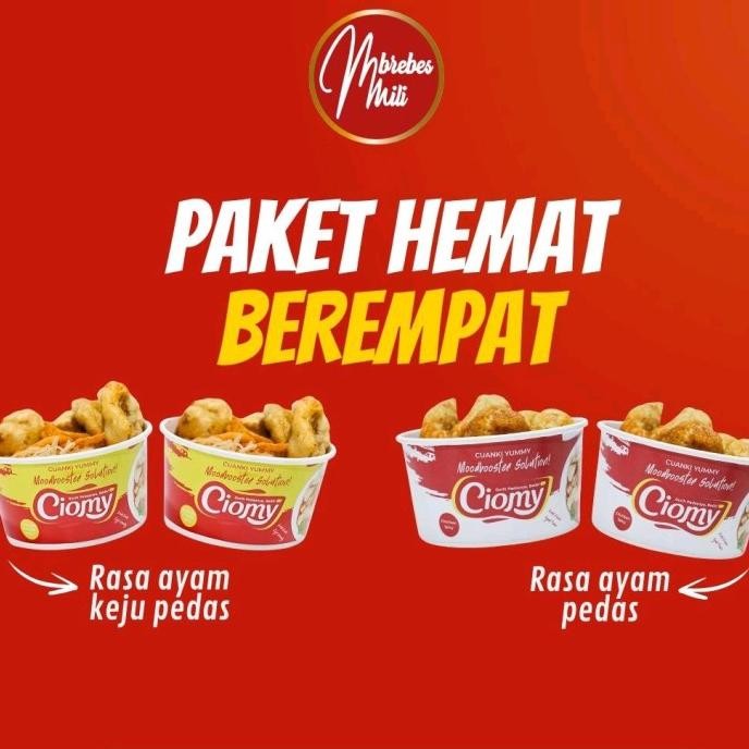 Promo Ciomy Cuanki Cheese Keju Dan Ciomy Cuanki Ayam Isi 4